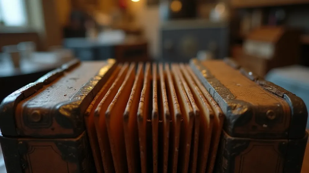 Vintage accordion bellows