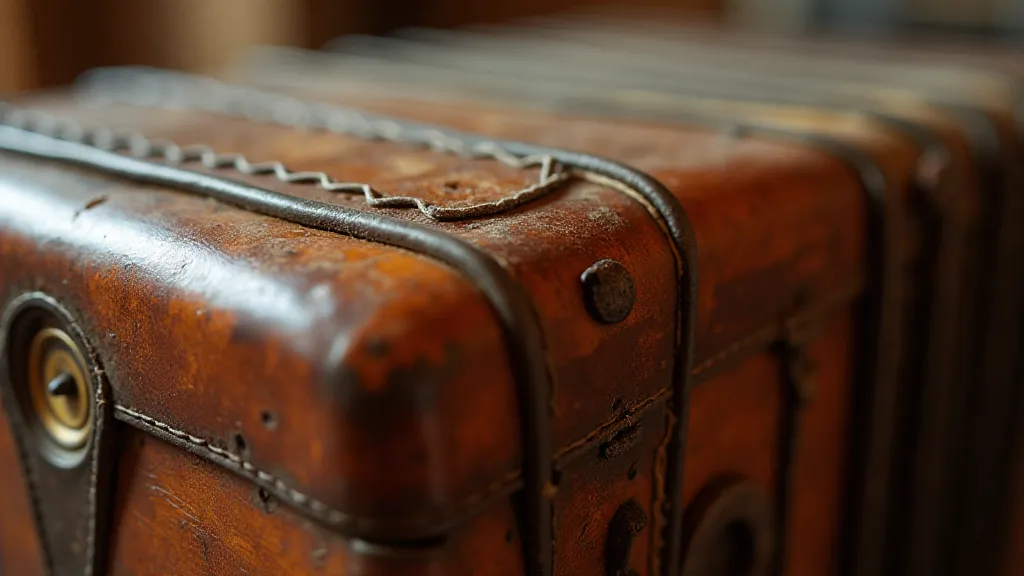 Vintage accordion bellows