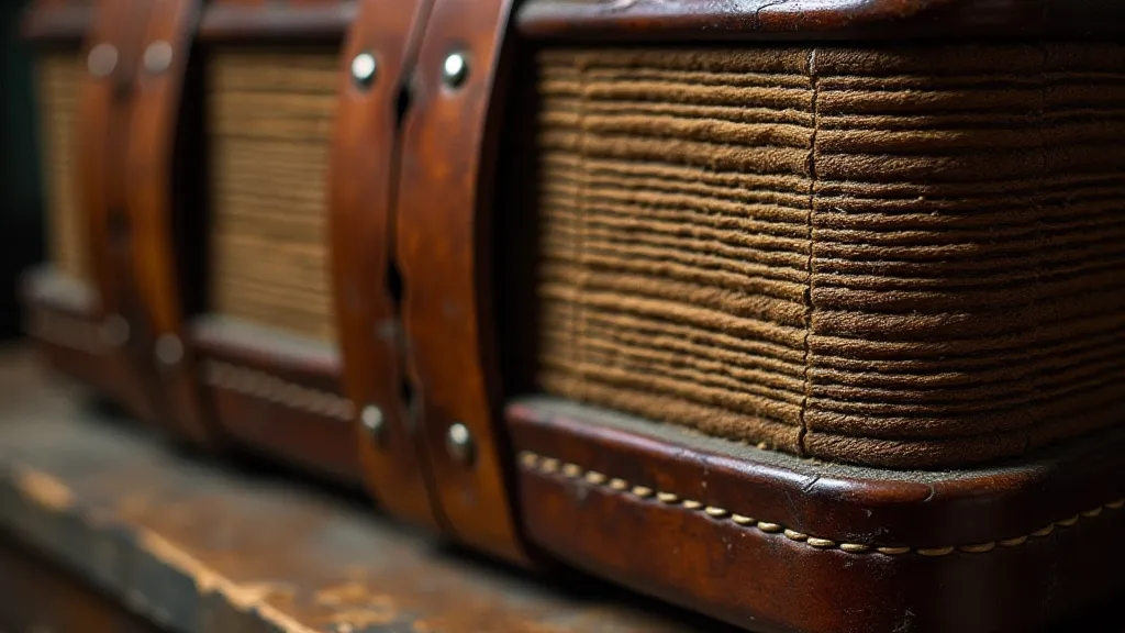 Antique accordion bellows