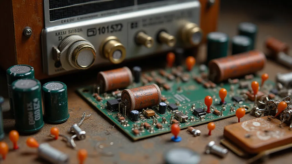 Antique radio restoration workbench