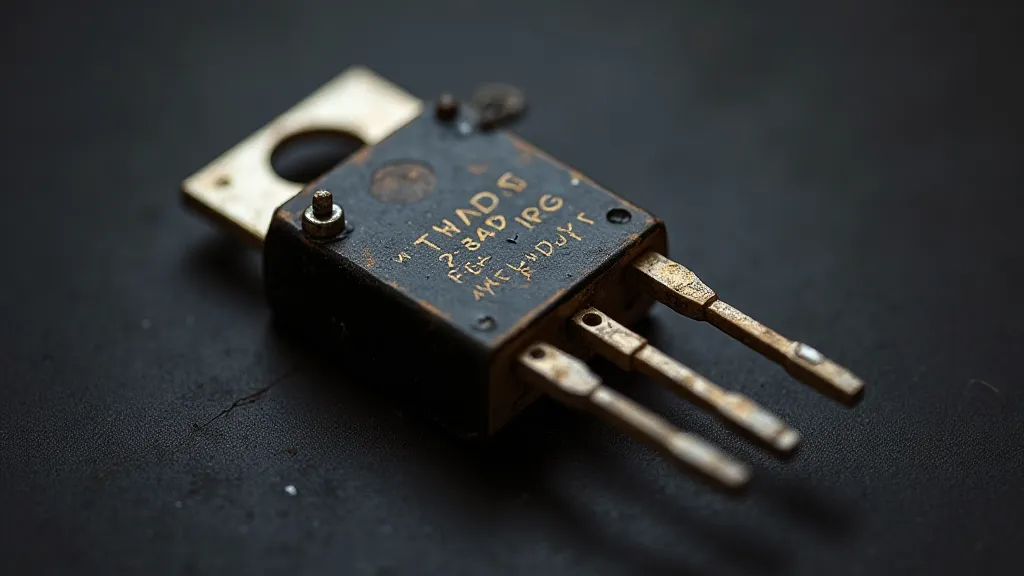Vintage germanium transistor