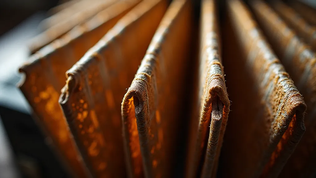 Vintage accordion bellows detail