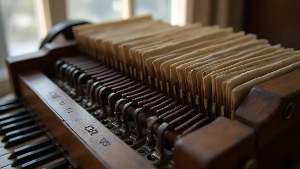 Vintage accordion detail