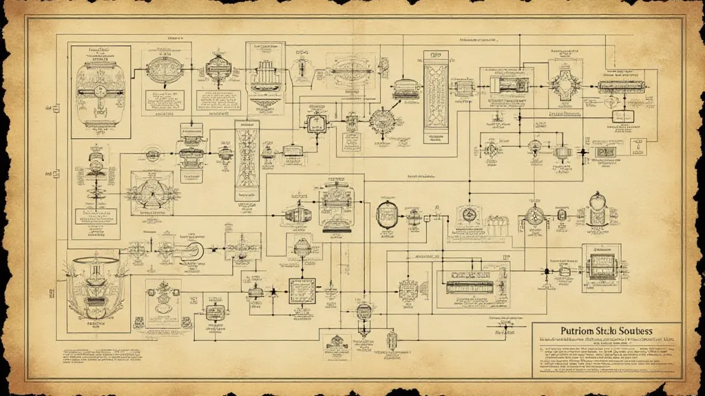 Vintage radio schematic diagram