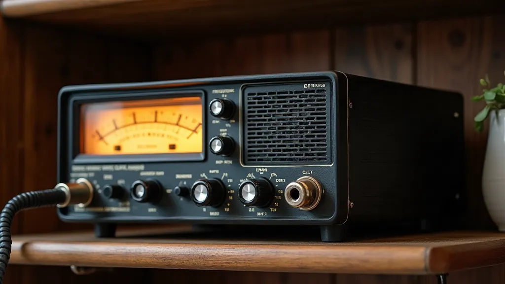 Vintage ham radio transceiver
